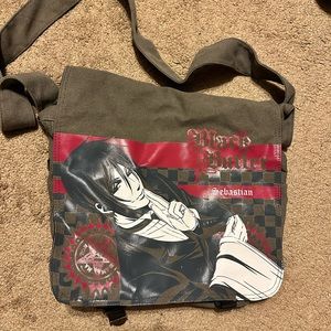 Black Butler Sebastian Canvas Crossbody Bag